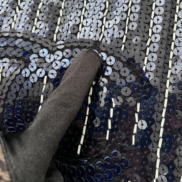 Auth Chanel 23s Sequin CC Logo Top P74612 - Size 44 - Picture 4 of 16